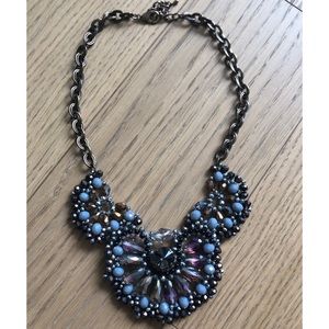 Multicolored beaded bronze necklace AKIRA